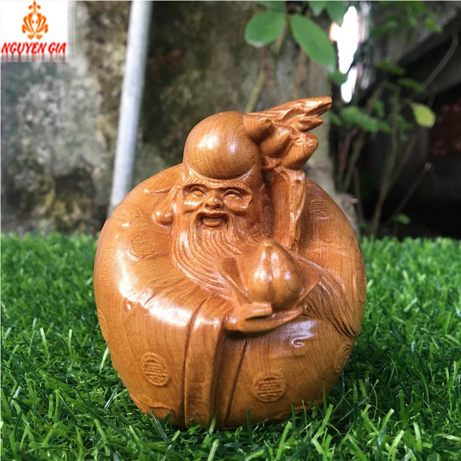 Bộ tượng tam đa mini gỗ Bách Xanh