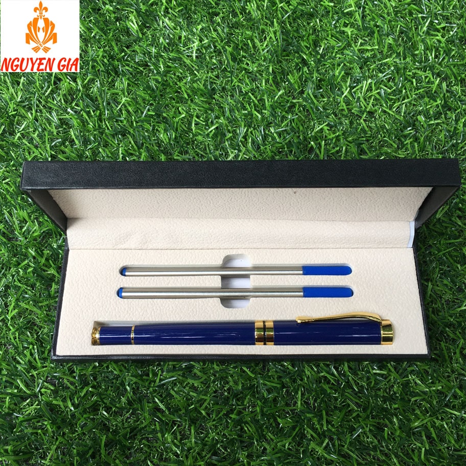 Bút ký tên cao cấp màu xanh thanh lịch sáng tạo